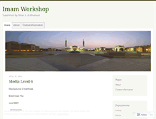 Tablet Screenshot of imamworkshop.com